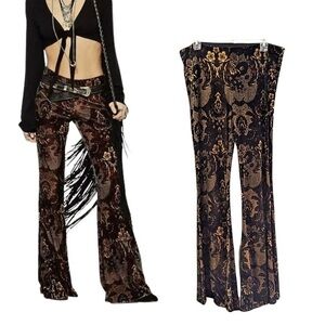 Free People Maura hippie rock flare pants